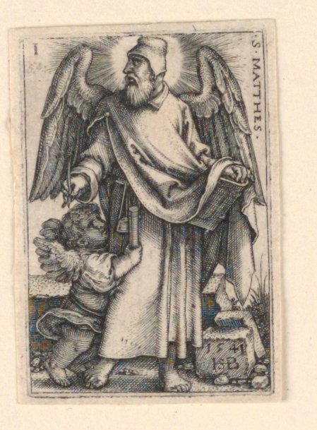 Saint Matthieu, des Quatre Évangélistes - Hans Sebald Beham