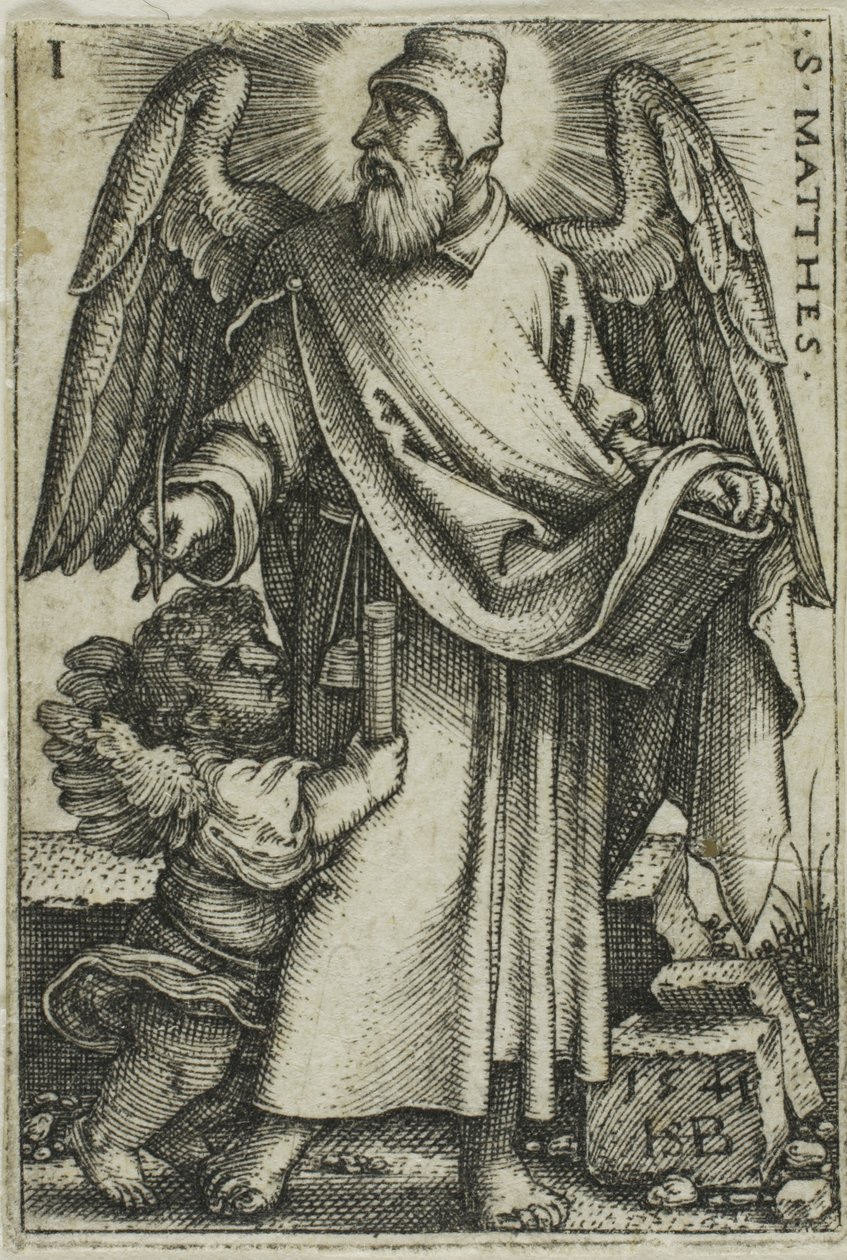 Saint Matthieu, des Quatre Évangélistes - Hans Sebald Beham