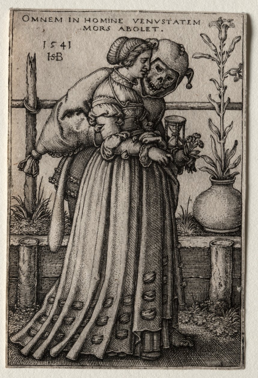 La Dame de la Mort se déguisant en folle - Hans Sebald Beham