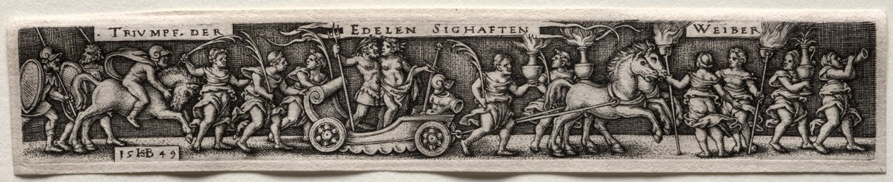 Triomphe des femmes - Hans Sebald Beham