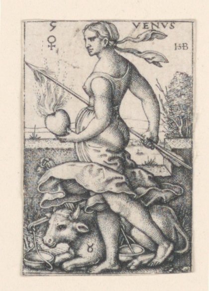 Vénus, des Sept Planètes - Hans Sebald Beham