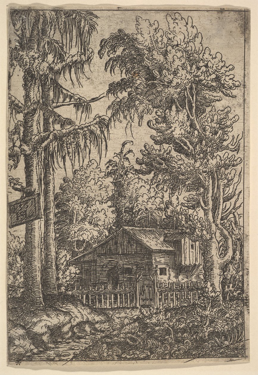 Cabane parmi les Arbres, 1551 - Hans Sebald Lautensack