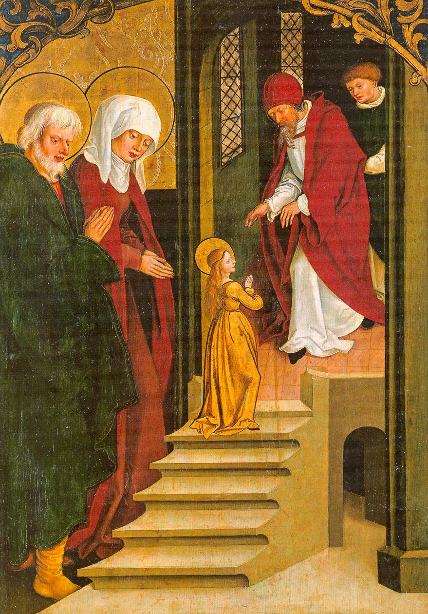 La marche du temple de Marie - Autel d