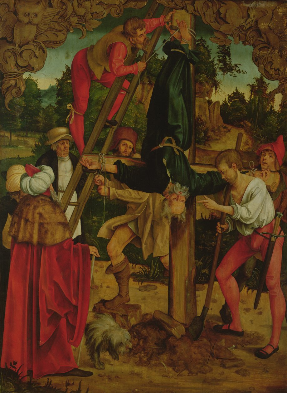 Crucifixion de Saint Pierre - Hans Suess Kulmbach