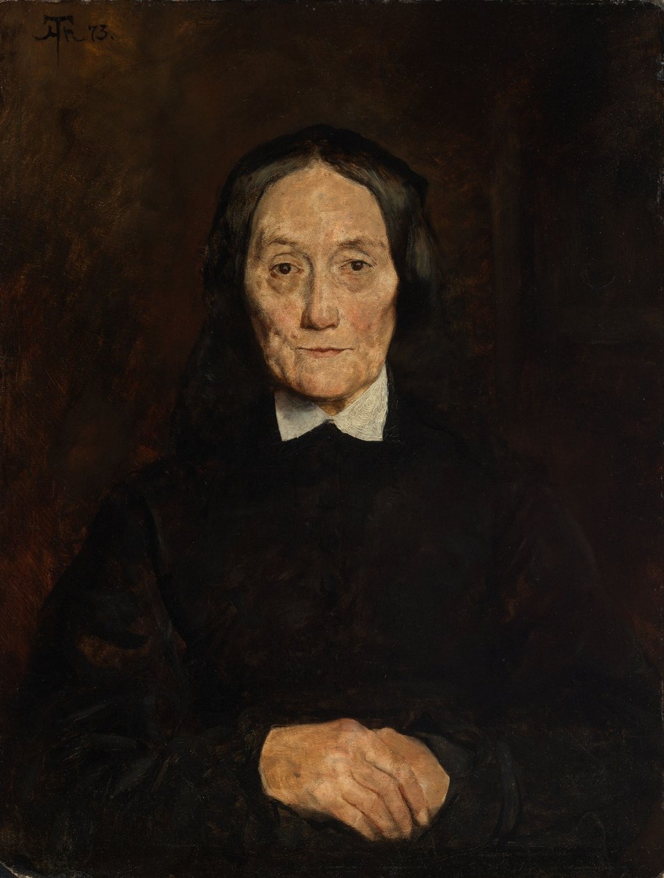 Portrait de Mme Scholderer - Hans Thoma
