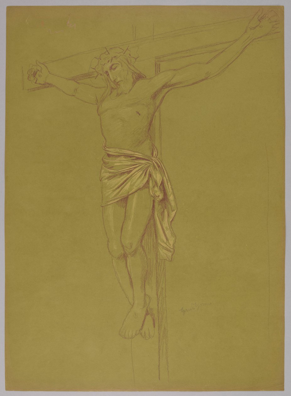Le Christ en croix - Hans Thoma