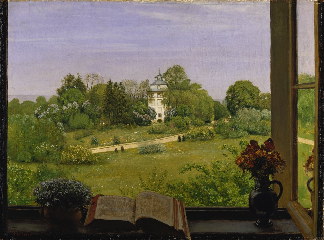 « Die Öd » Vue sur le Holzhausenpark - Hans Thoma