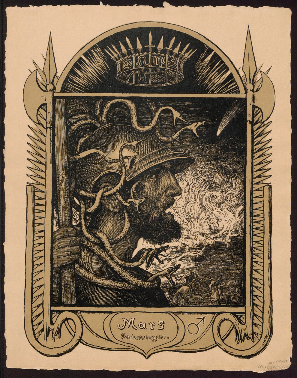 « Mars Jahrersregent ». Mars, souverain de l
