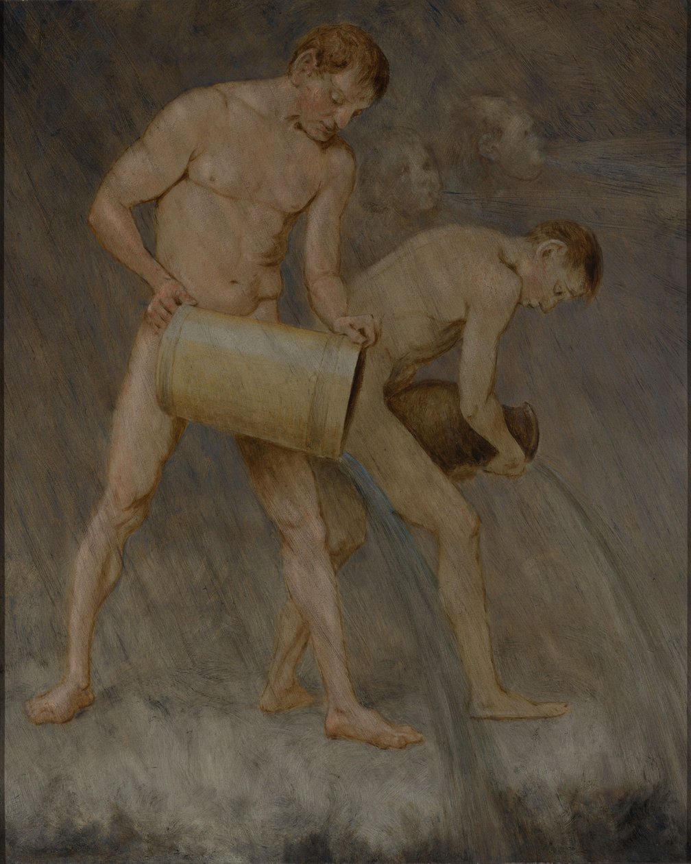 Novembre (les dieux de la pluie) - Hans Thoma