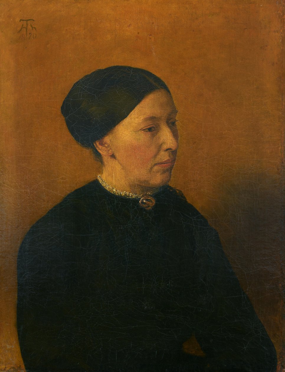 Portrait de Madame Zeiner - Hans Thoma