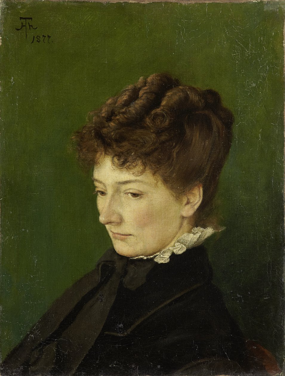 Portrait of Ida Müller, née Scholderer - Hans Thoma