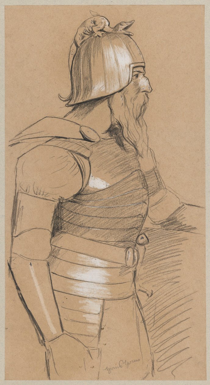 Le projet de costume de Hagen - Hans Thoma