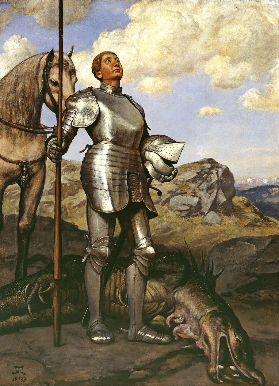 Le chevalier Saint-Georges - Hans Thoma