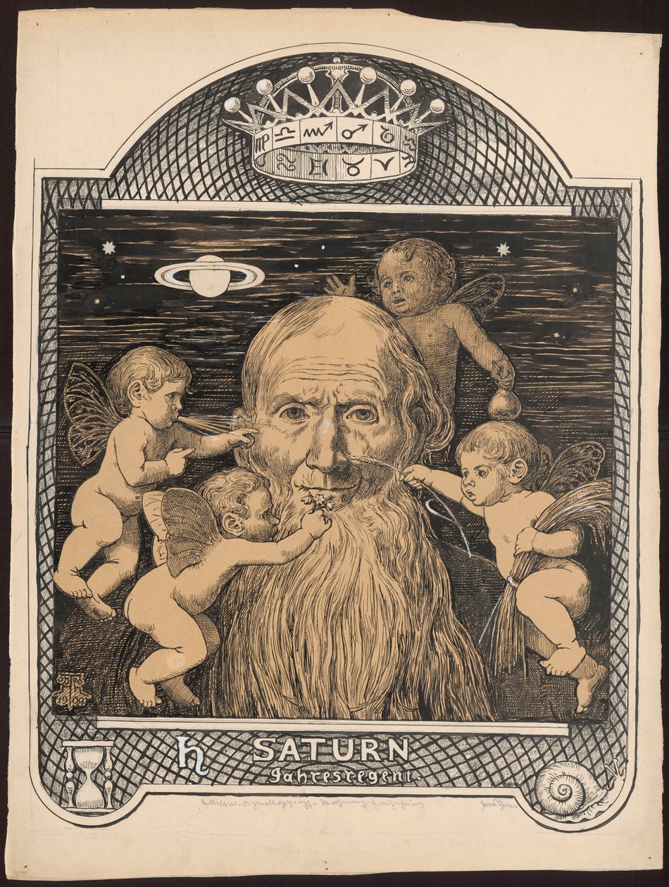 Saturne - Hans Thoma