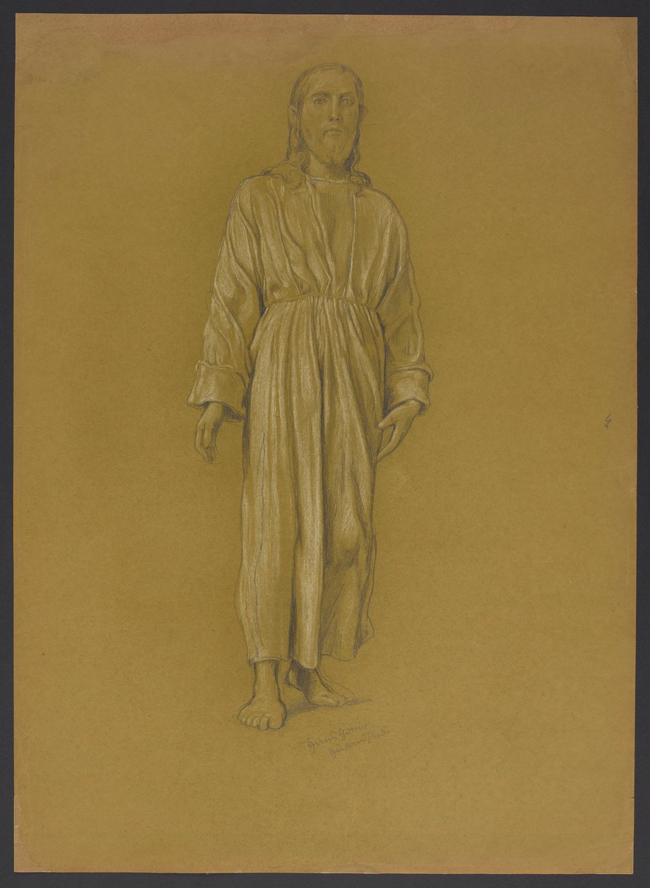 Étude de la figure du Christ - Hans Thoma
