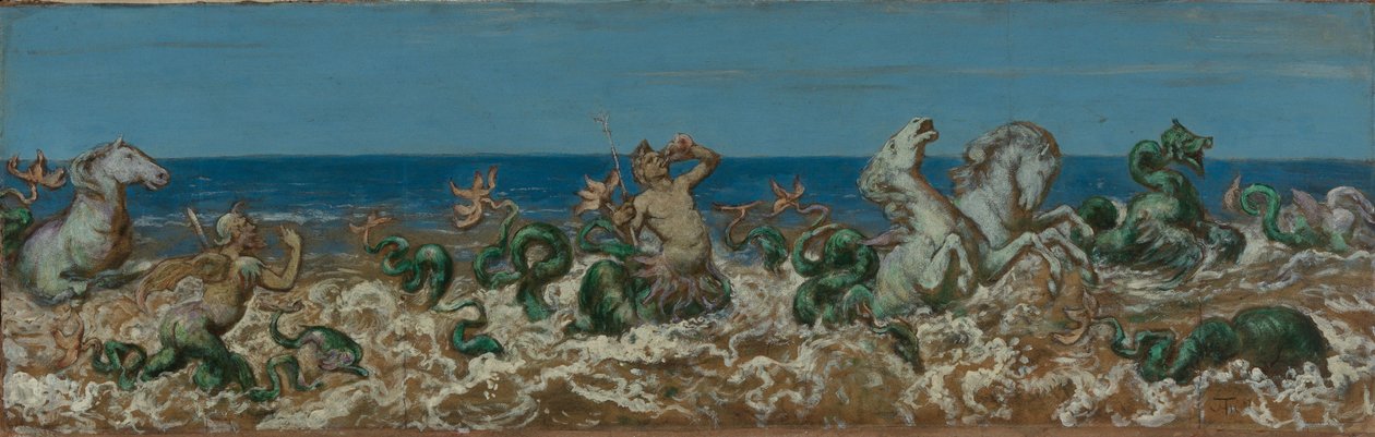 Groupe des tritons - Hans Thoma
