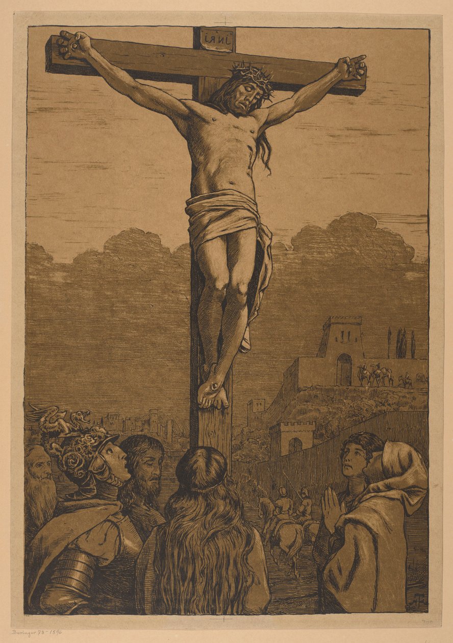 La crucifixion - Hans Thoma
