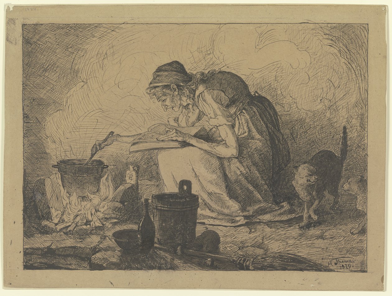 Cuisine des sorcières - Hans Thoma