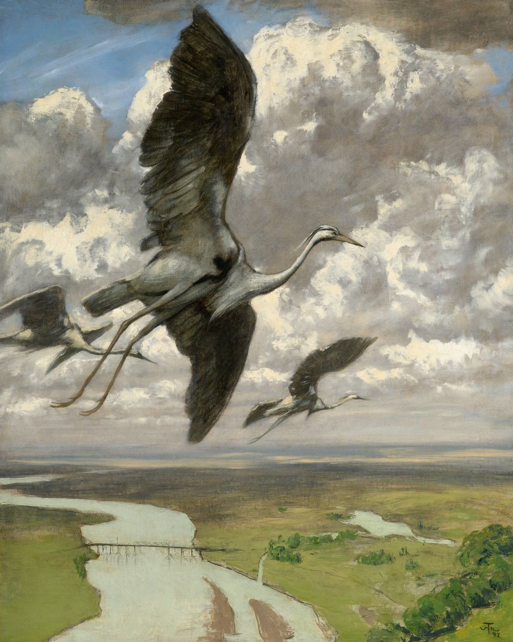 Oiseaux merveilleux - Hans Thoma