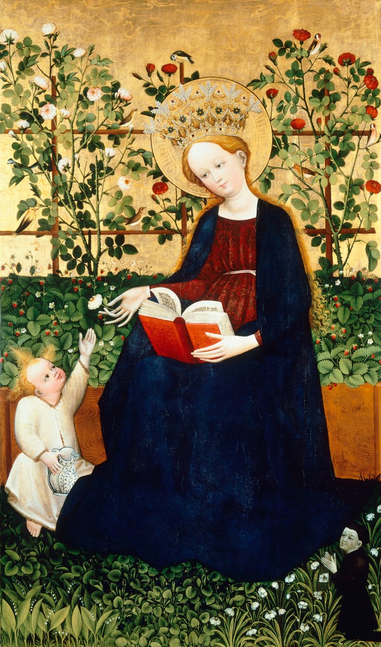 The strawberries Virgin (Vierge aux fraises) - Hans Tieffenthal