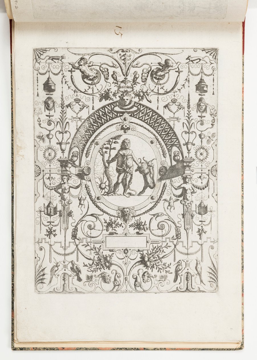 Planche 15, de Grotteßco in diverßche manieren (Divers grotesques) - Hans Vredeman de Vries