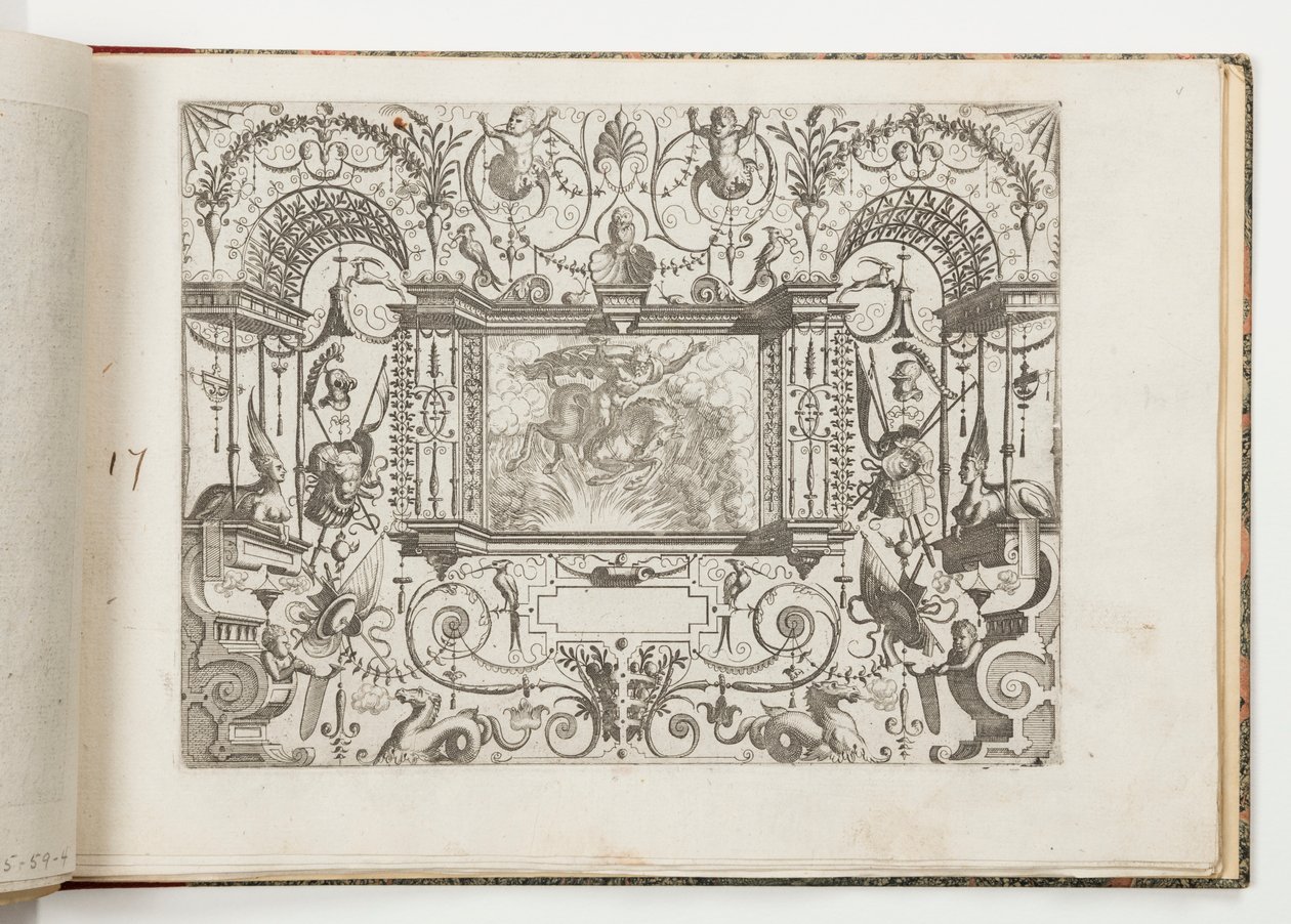 Planche 17, de Grotteßco in diverßche manieren (Divers Grotesques) - Hans Vredeman de Vries