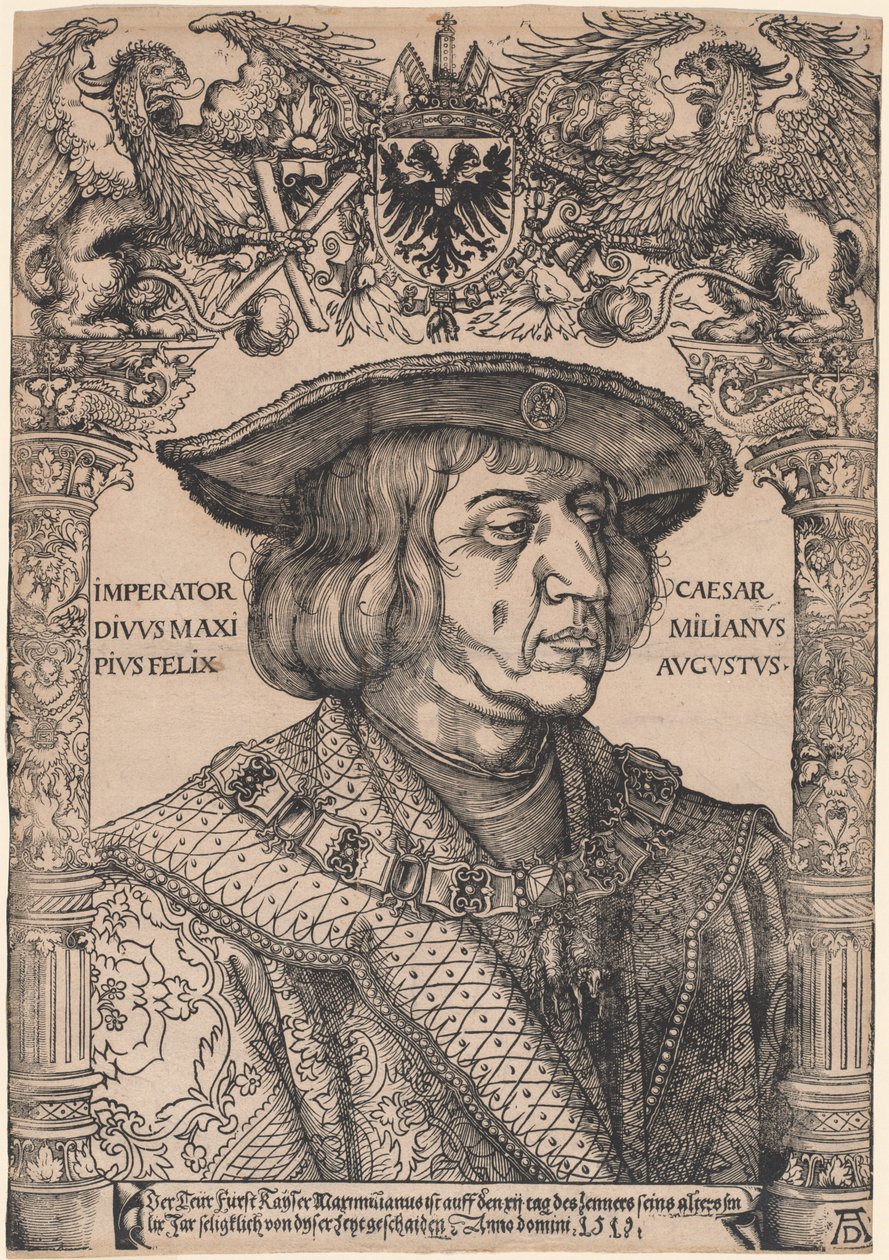 Empereur Maximilien I - Hans Weiditz, II, after Albrecht Dürer