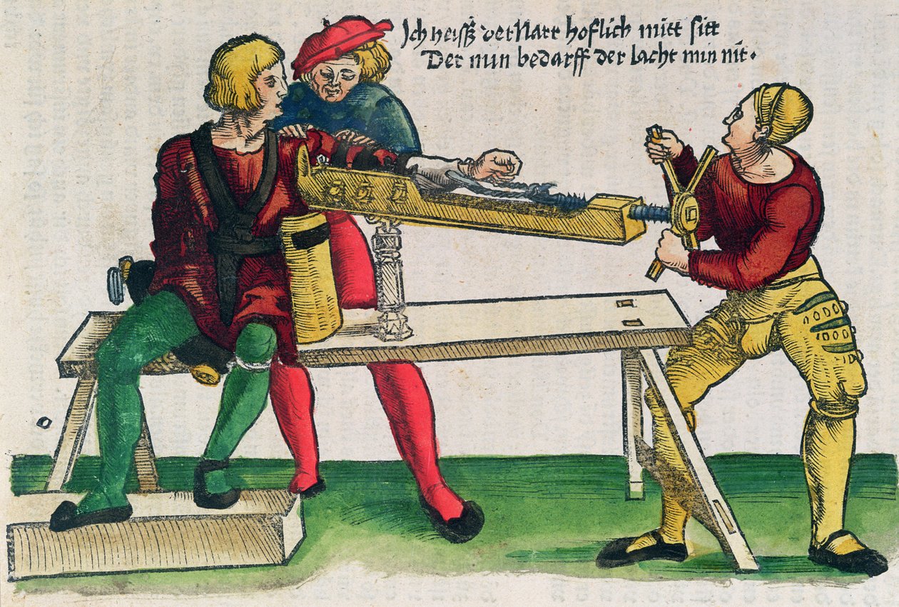 Appareil pour soigner les fractures du bras, illustration du 