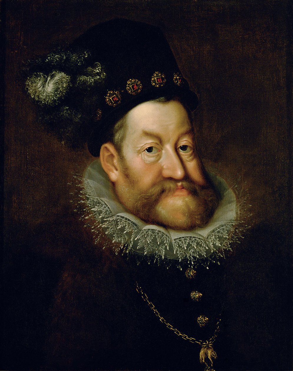 Allemand : Kaiser Rudolf II. (1552-1612) Portrait de l