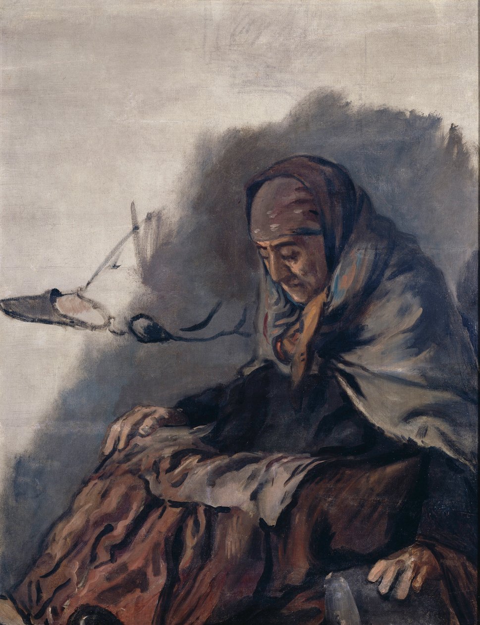 Femme aux huîtres. Étude pour les fresques de la Station zoologique de Naples - Hans von Marées