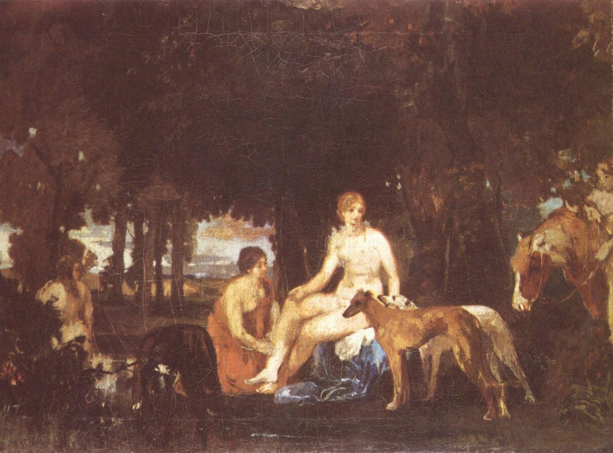 Diana à la plage - Hans von Marées