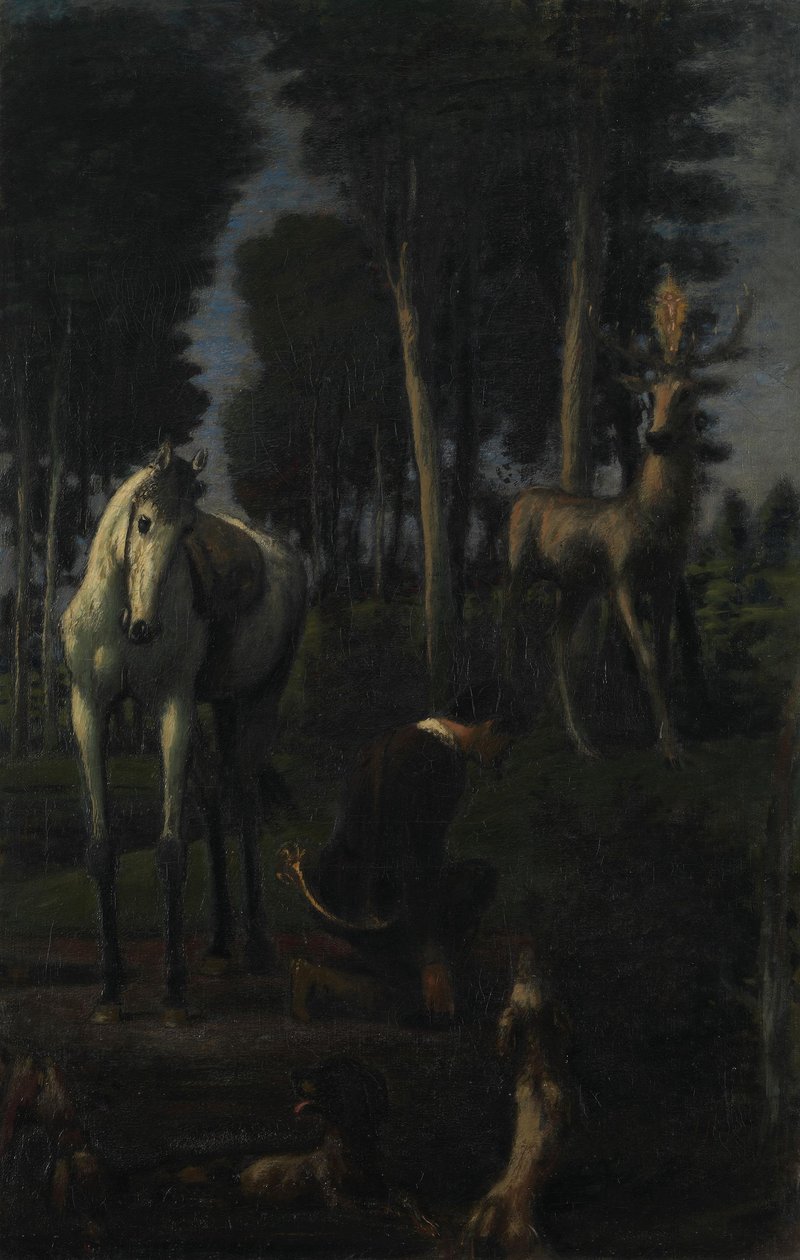 Les trois cavaliers II : Saint Hubert - Hans von Marées