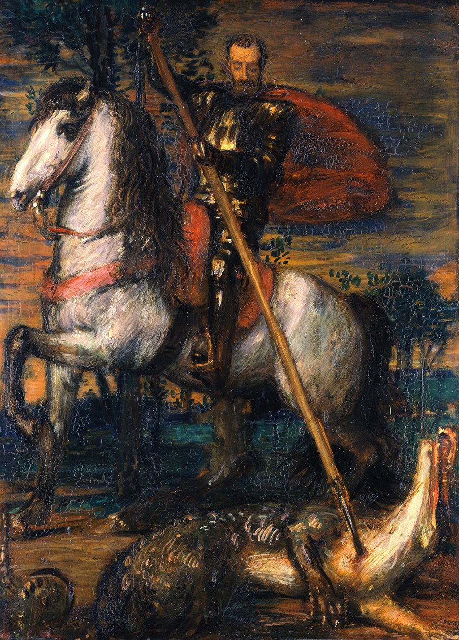 Tueur de dragons - Hans von Marées