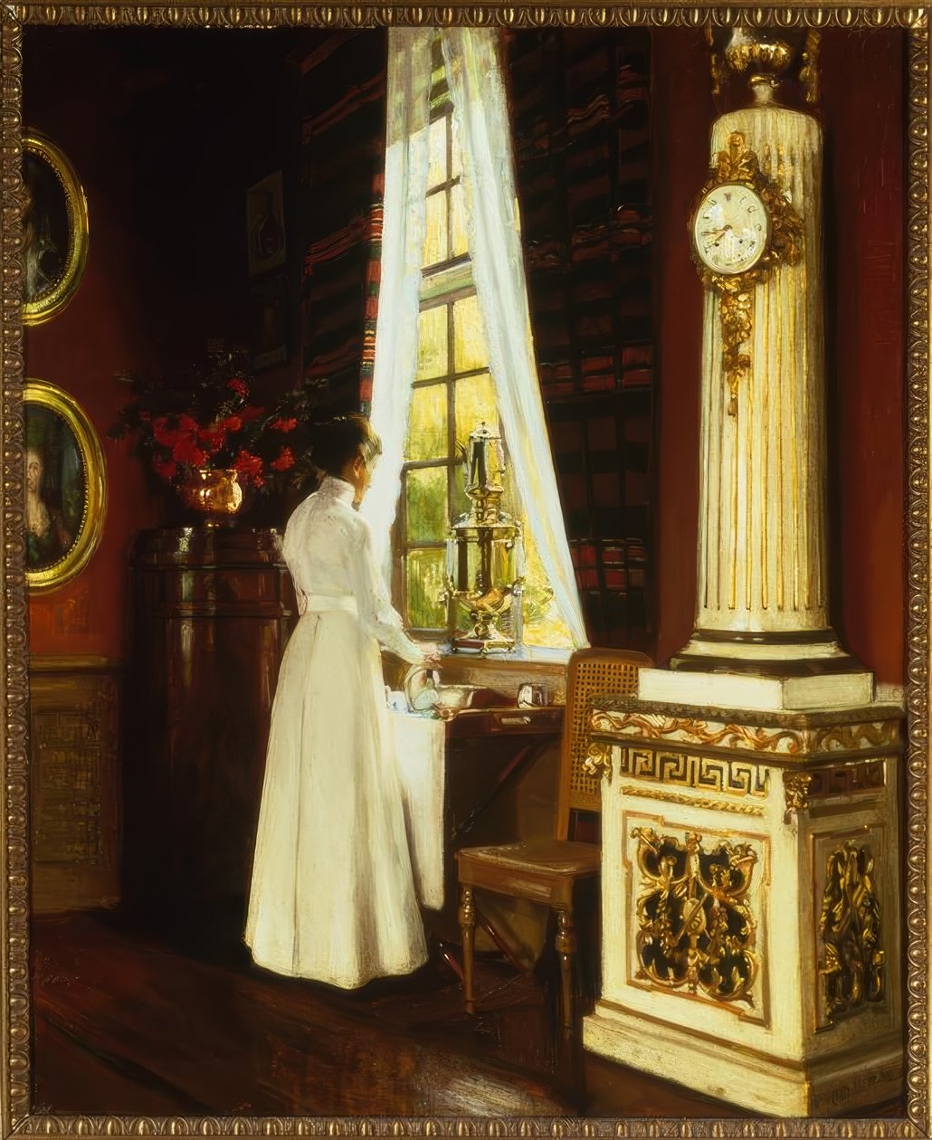 H. Slott-Møller, Café du matin - Harald Slott Moller