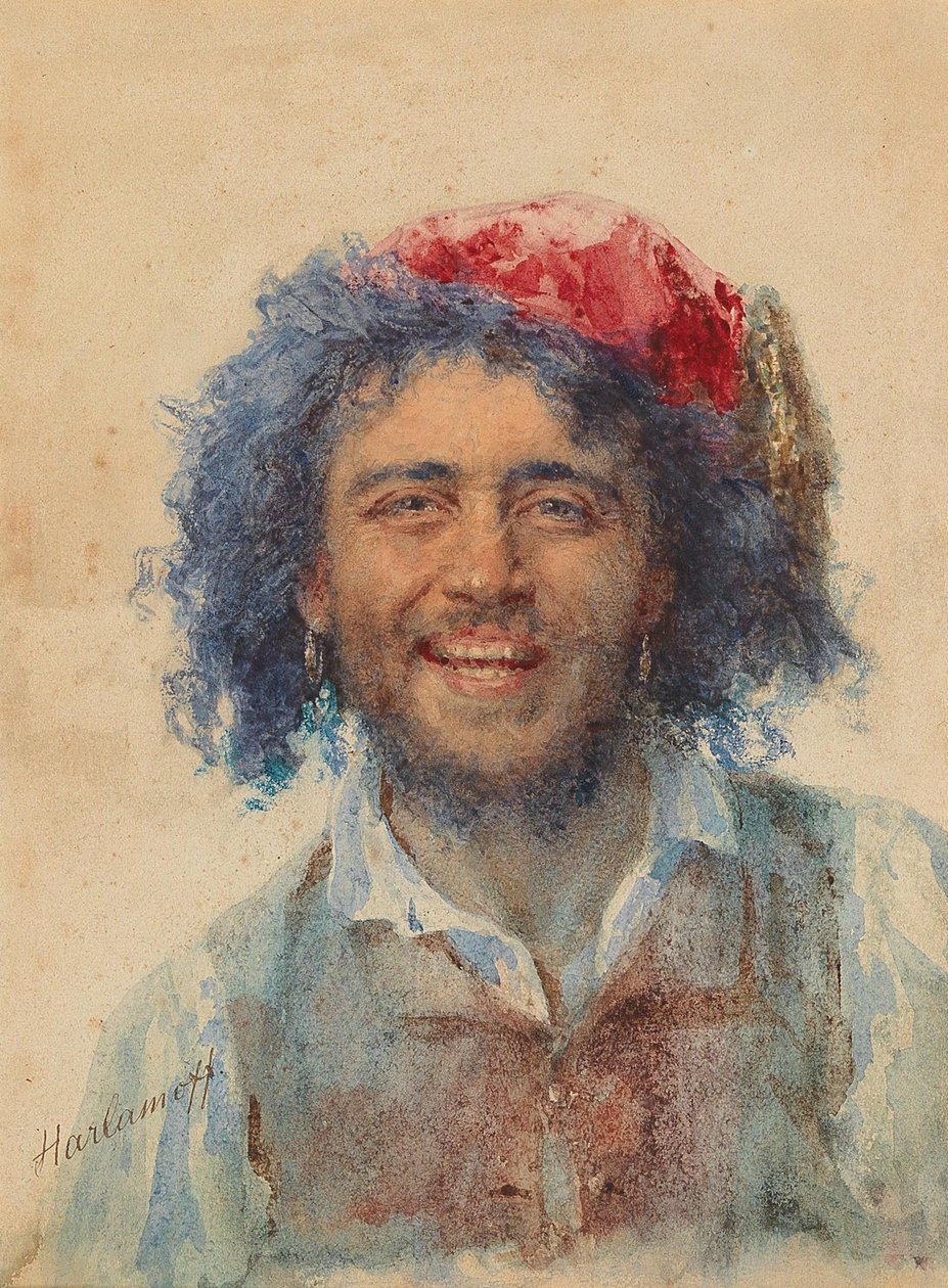 Autoportrait en baron gitan - Harlamov