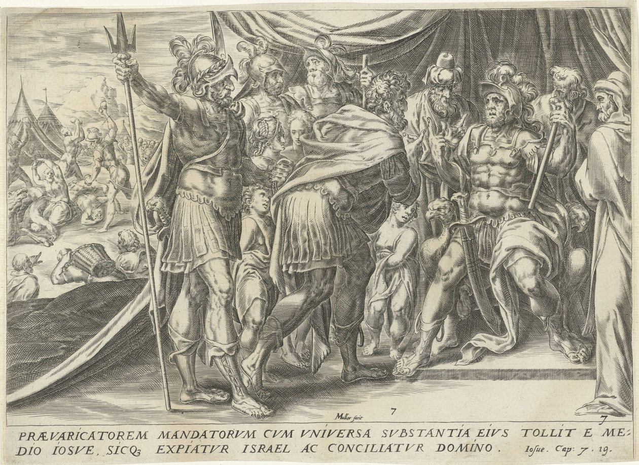 Acan devant Josué - Harmen Jansz Muller