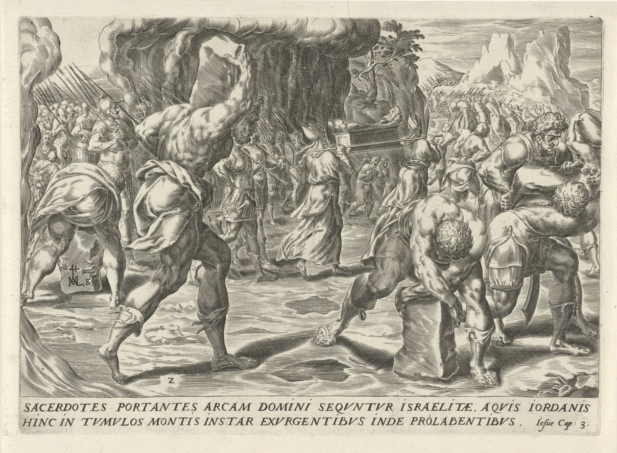Traversée de la rivière du Jourdain - Harmen Jansz Muller