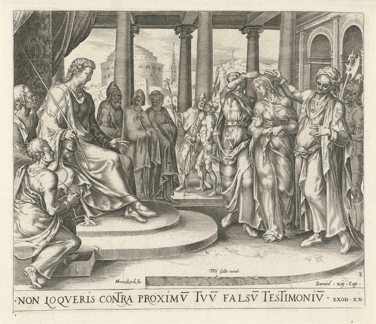 Suzanne accusée par les anciens - Harmen Jansz Muller