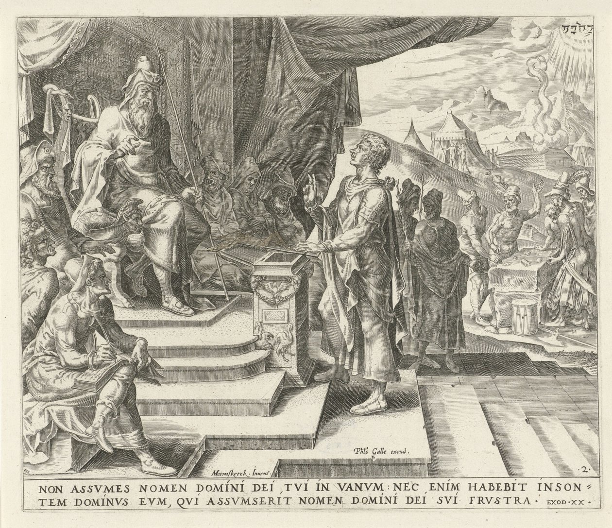 Devant le juge, un homme jure par Dieu - Harmen Jansz Muller