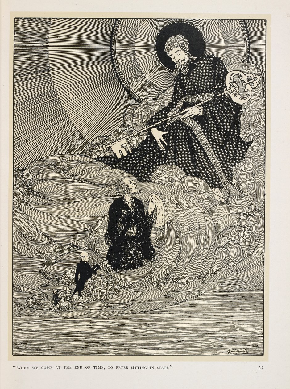Le Violoneux de Dooney. "Quand nous arriverons à la fin des temps, à Pierre assis en majesté" - Harry Clarke