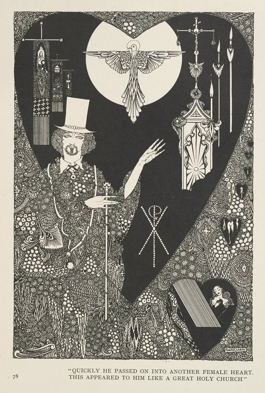Les Galoshes de la Fortune. Rapidement, il passa dans un autre Cœur Féminin. Cela lui apparut comme une grande Sainte Église. - Harry Clarke
