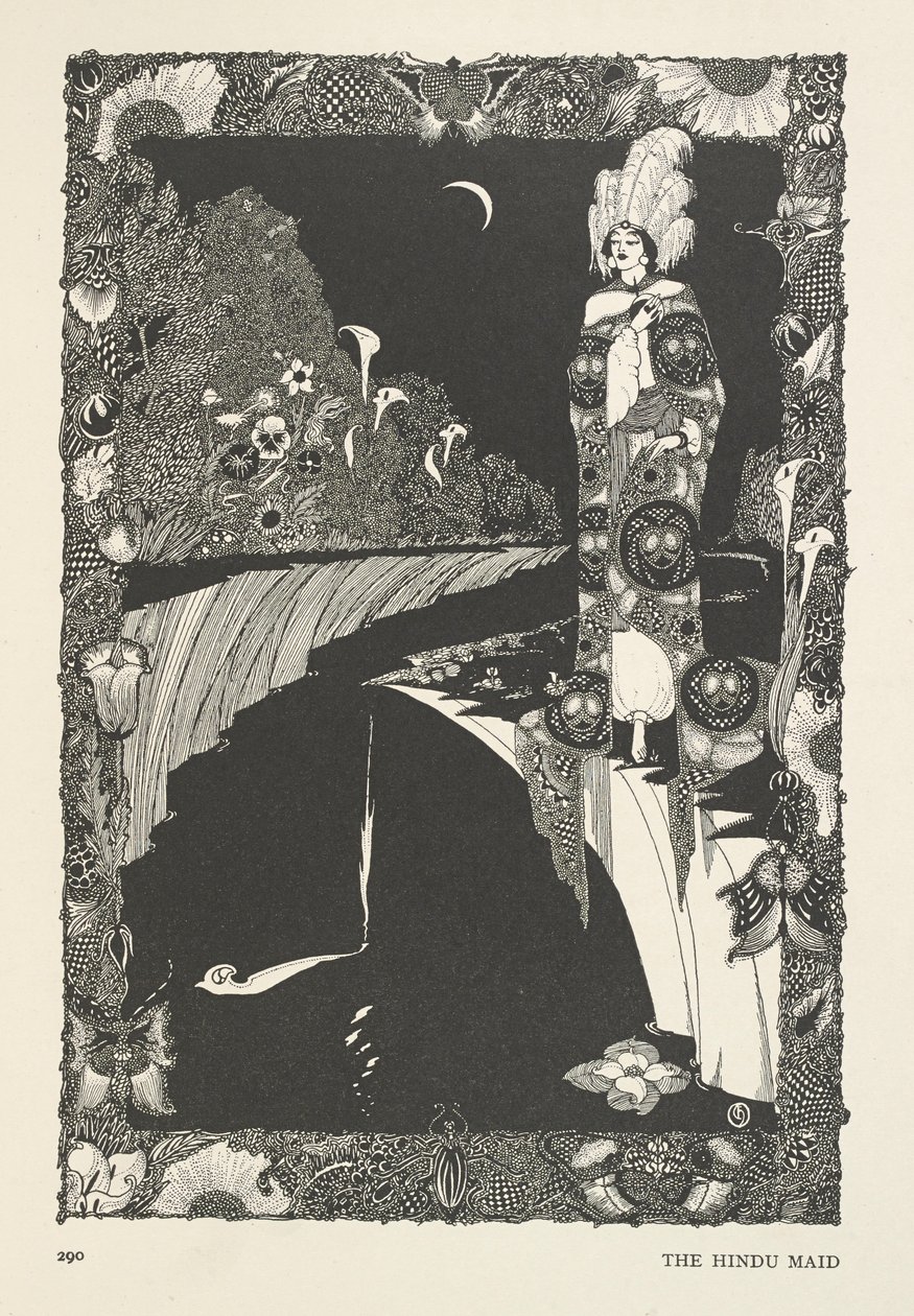 La jeune fille hindoue. - Harry Clarke