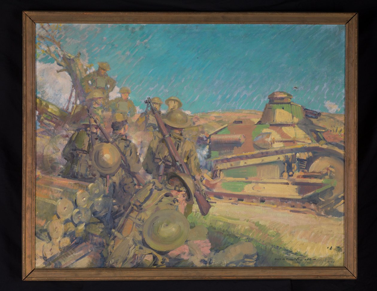 Retour du combat, vers 1918 (huile sur toile) - Harry Everett Townsend