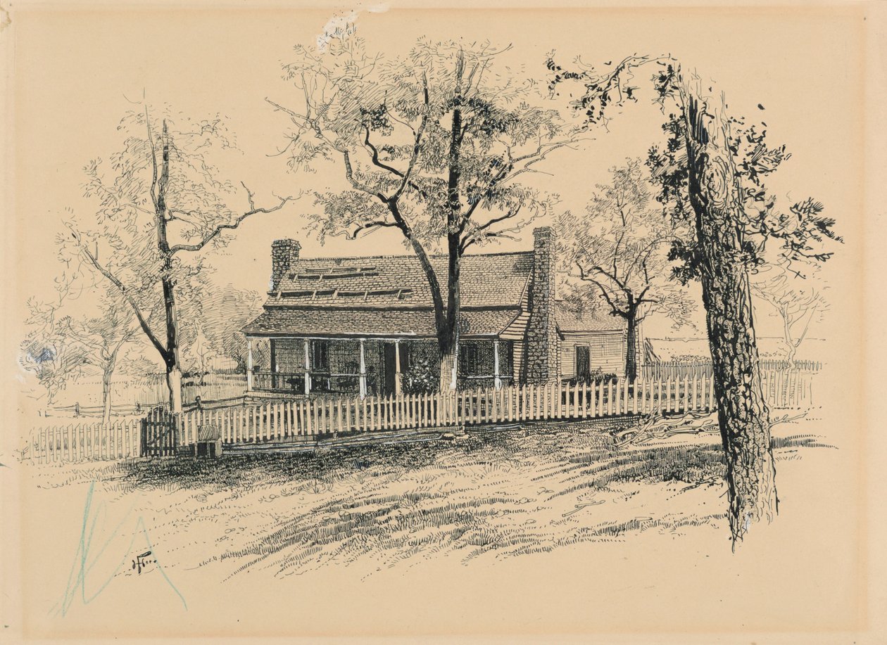 Ferme de H. P. Bottom près de la position de Rousseau - Harry Fenn
