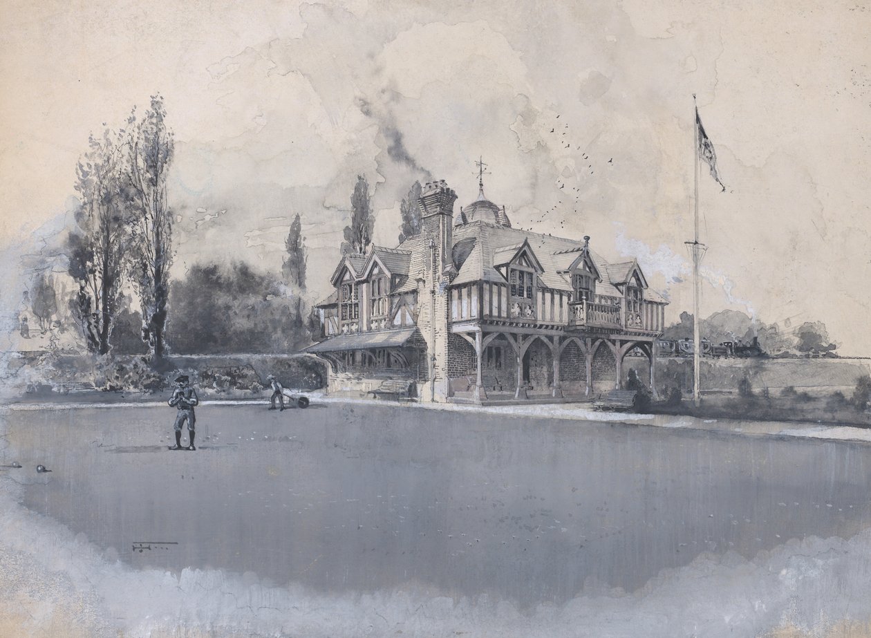 Le Club Athlétique à Bowling Green - Harry Fenn