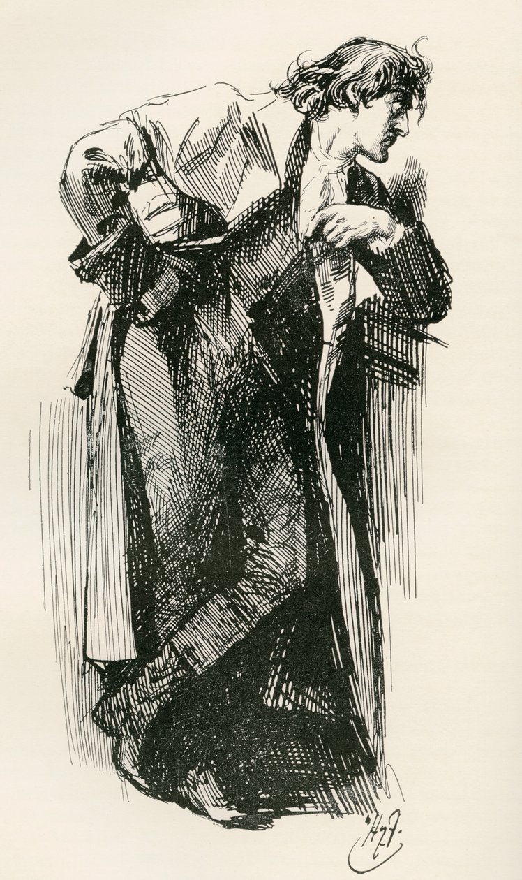 Illustration pour le roman de Charles Dickens Un conte de deux villes - Harry Furniss