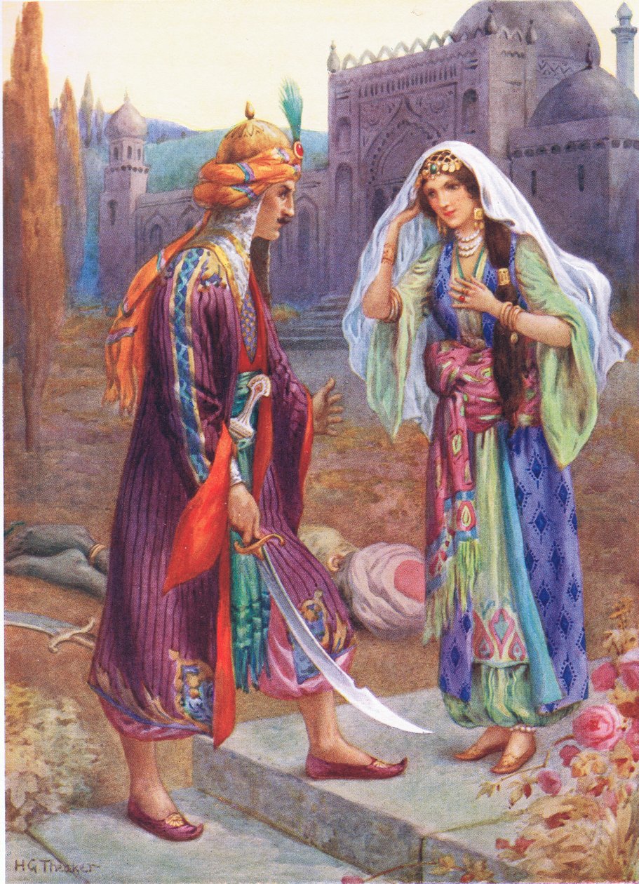 Codadad Slays the Negro Giant, illustration tirée de "Children