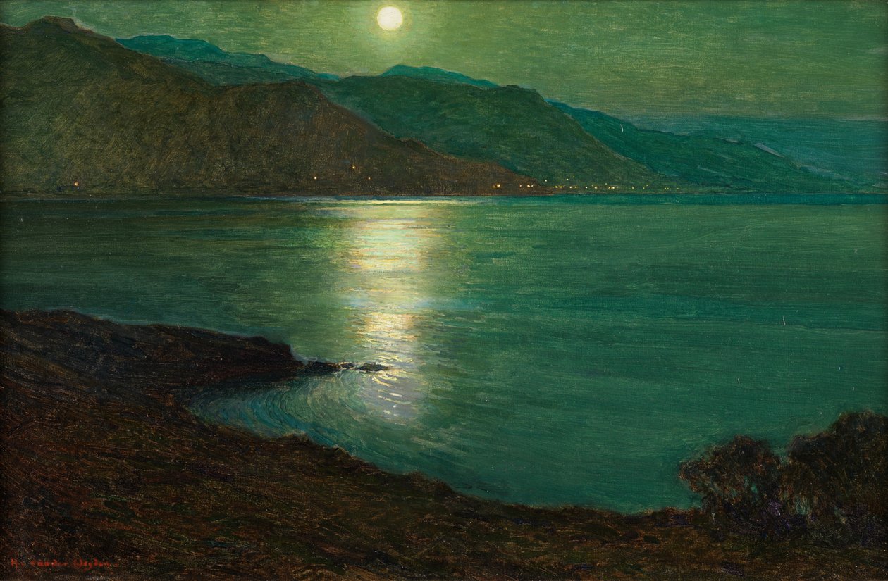 Clair de lune - Les lumières de Ventimiglia - Harry van der Weyden