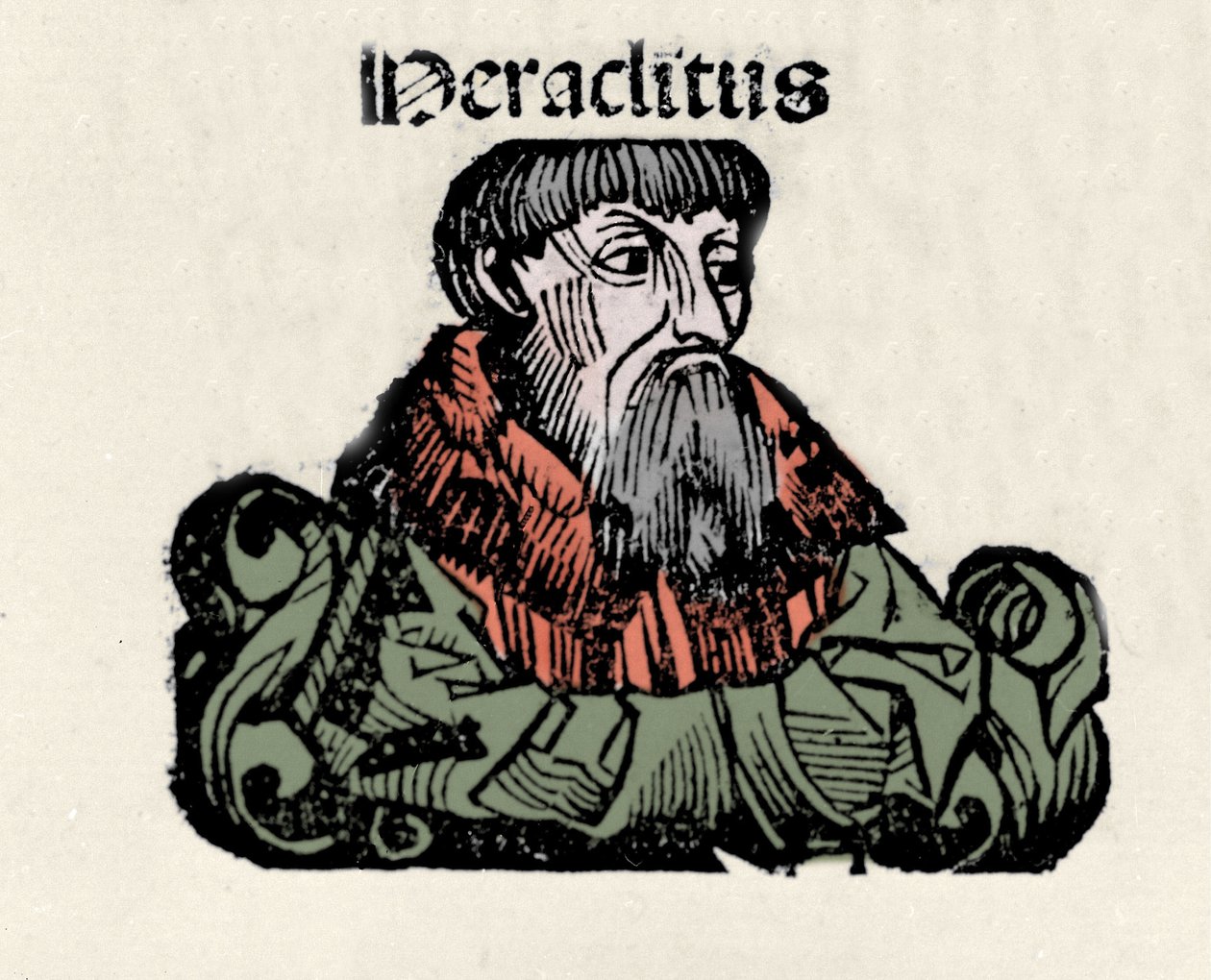 Portrait du philosophe grec Héraclite d