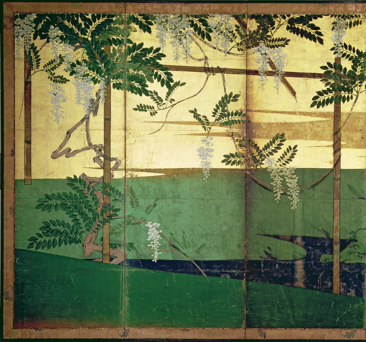 Glycine en fleur - Hasegawa Soen